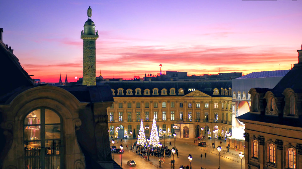 Vue de la Place Vendome le soir depuis les bureaux de Progress Associés